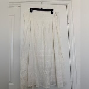 American Eagle Outfitters Cream Maxi Skirt